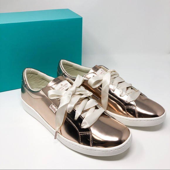kate spade Shoes - Kate Spade Keds Ace Specchio Rose Gold Sneakers